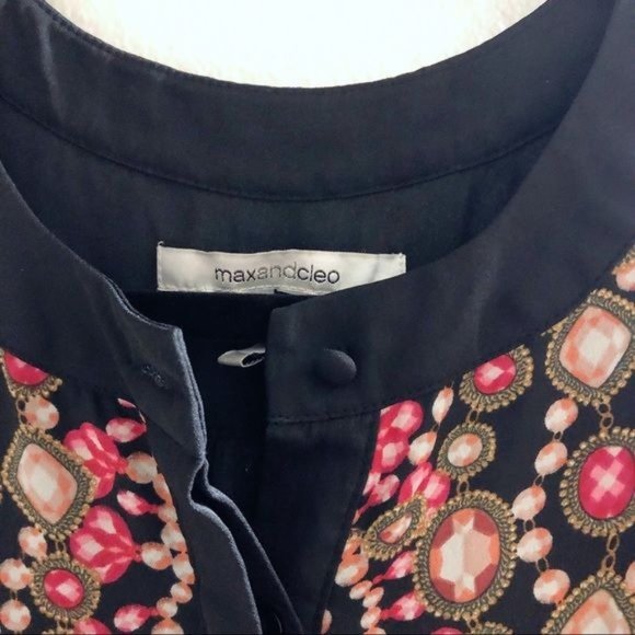 Max and Cleo Nikki Crimson Long sleeve Dress Small - Picture 3 of 8